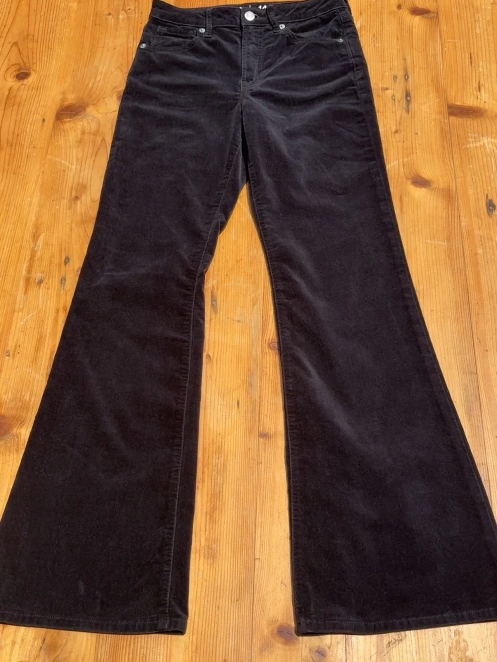 GAP Black Corduroy Flared Kids Pants